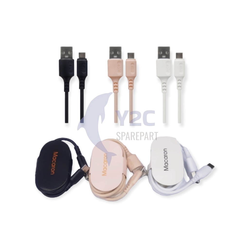 KABEL DATA MACARONE TYPE C / CASAN CAS USB ORIGINAL OEM