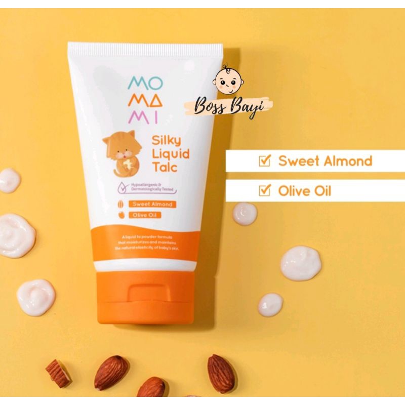 MOMAMI - Silky Liquid Talc 125ml / Bedak Cair untuk Bayi