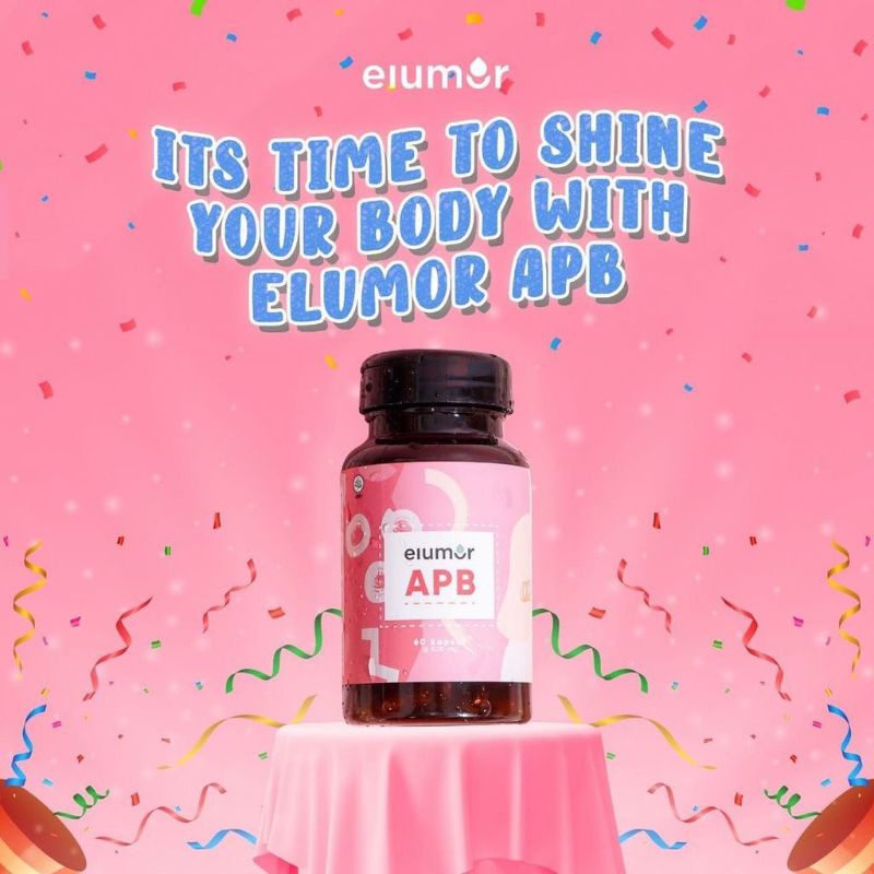 ELUMOR APB SUPLEMEN KESEHATAN DIET DETOX PEMBAKAR LEMAK BADAN HERBAL ALAMI KURUS PELANGSING