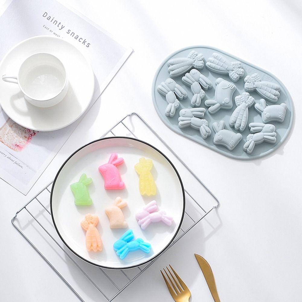 Solighter Easter Day Alat Baking Cetakan Sabun Loyang Cetakan Silikon