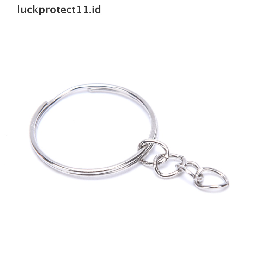 /Fashion Hot// Fashion// 150pcs Gantungan Kunci Dengan Rantai Split Jump Rings with Screw Eye Pins DIY Keychain.