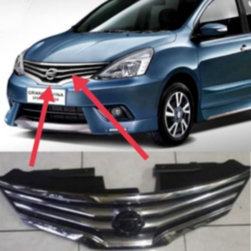 Grill Radiator Nissan grand Livina L11