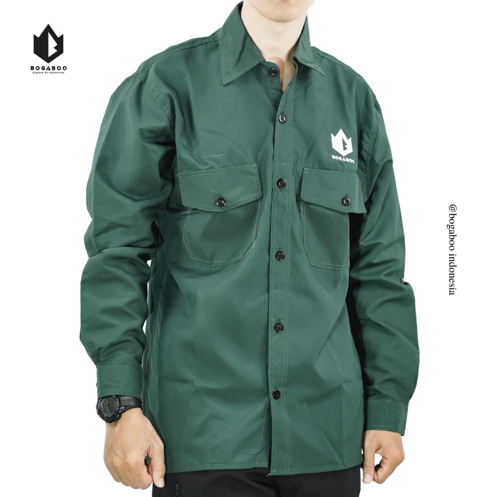 Bisa [COD] Kemeja Tactical Lengan Panjang Pria  - Kemeja Taktikal - Kemeja PDL - Baju PDL TNF - kemeja gunung - kemeja outdoor