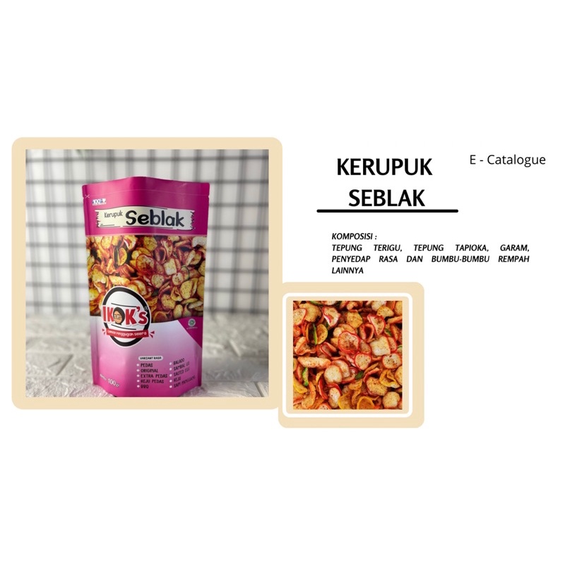 

kerupuk seblak ikoks