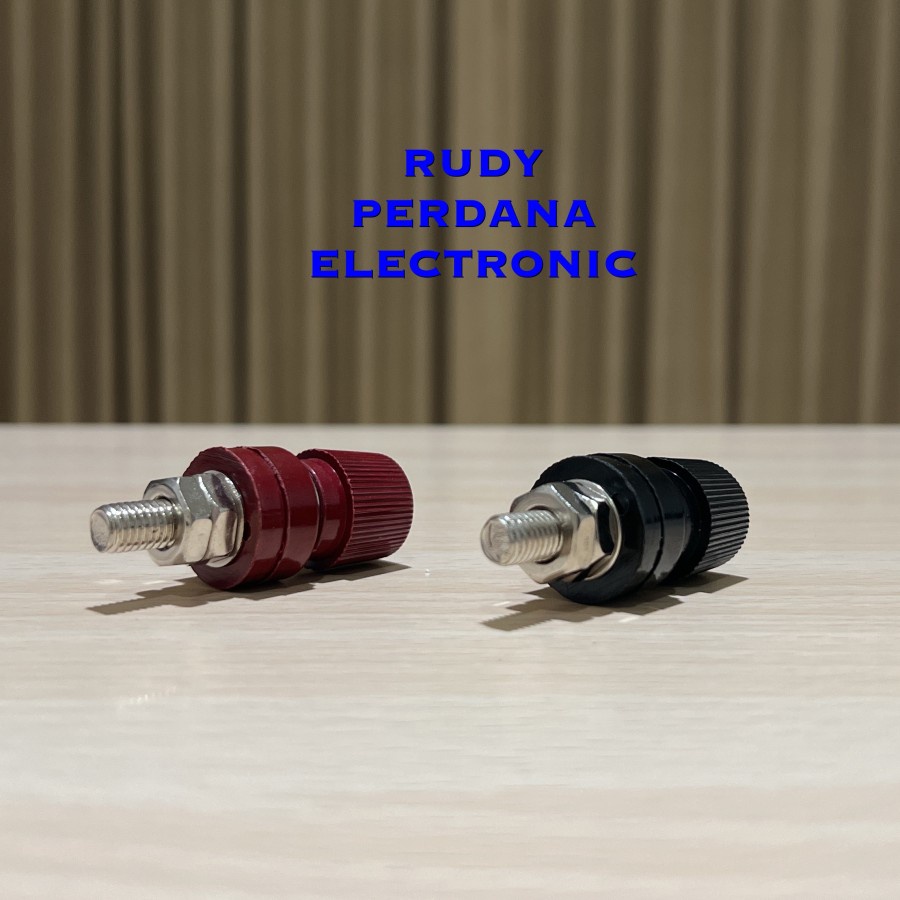 BINDING POST SOCKET SOKET BANANA BESAR M8 8MM 8 MM JS-555