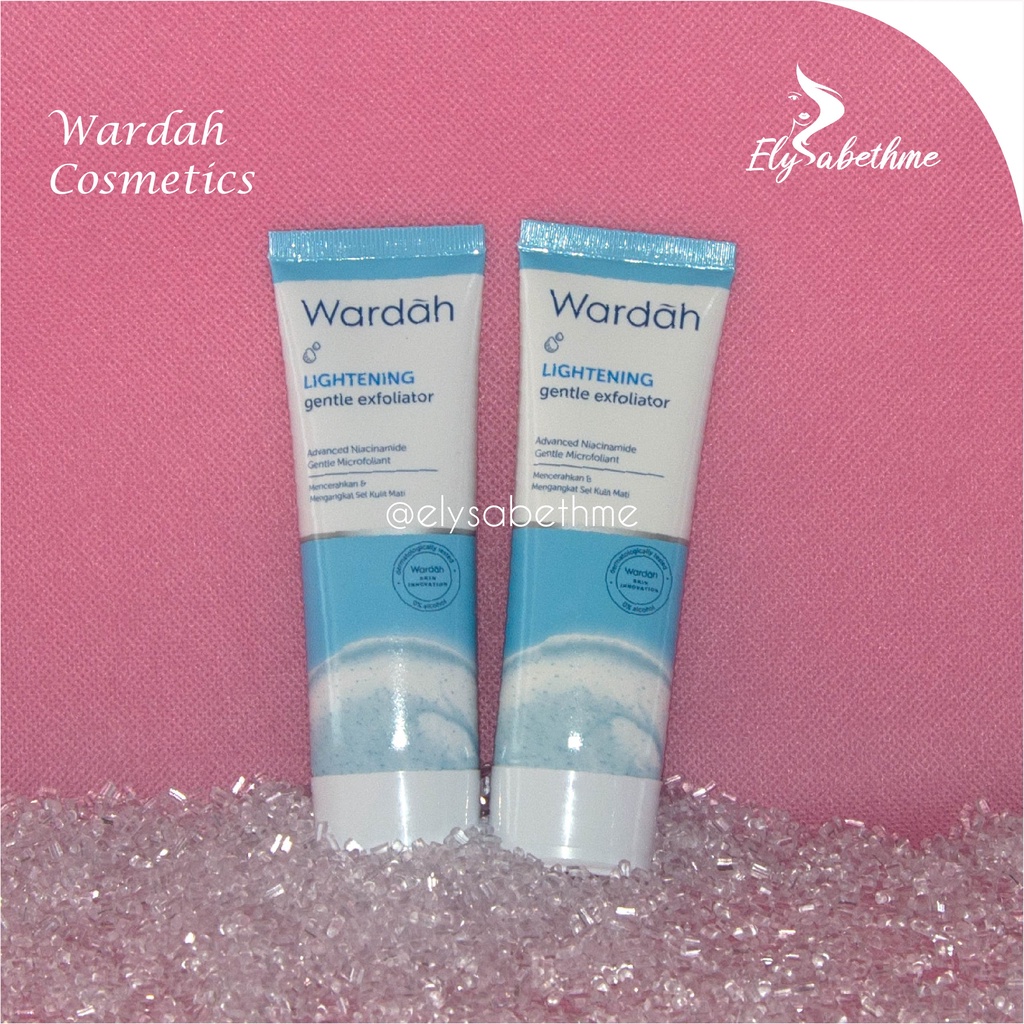 ✿ELYSABETHME✿ 🅆 🄰 🅁 🄳 🄰 🄷 Wardah Lightening gentle exfoliator face srub wajah angkat komedo