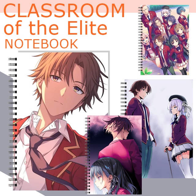 

NOTEBOOK CUSTOM ANIME CLASSROOM OF THE ELITE NOTES Buku Natal BOOK JURNAL JOURNAL A6 BUKU CATATAN BUKU Agenda