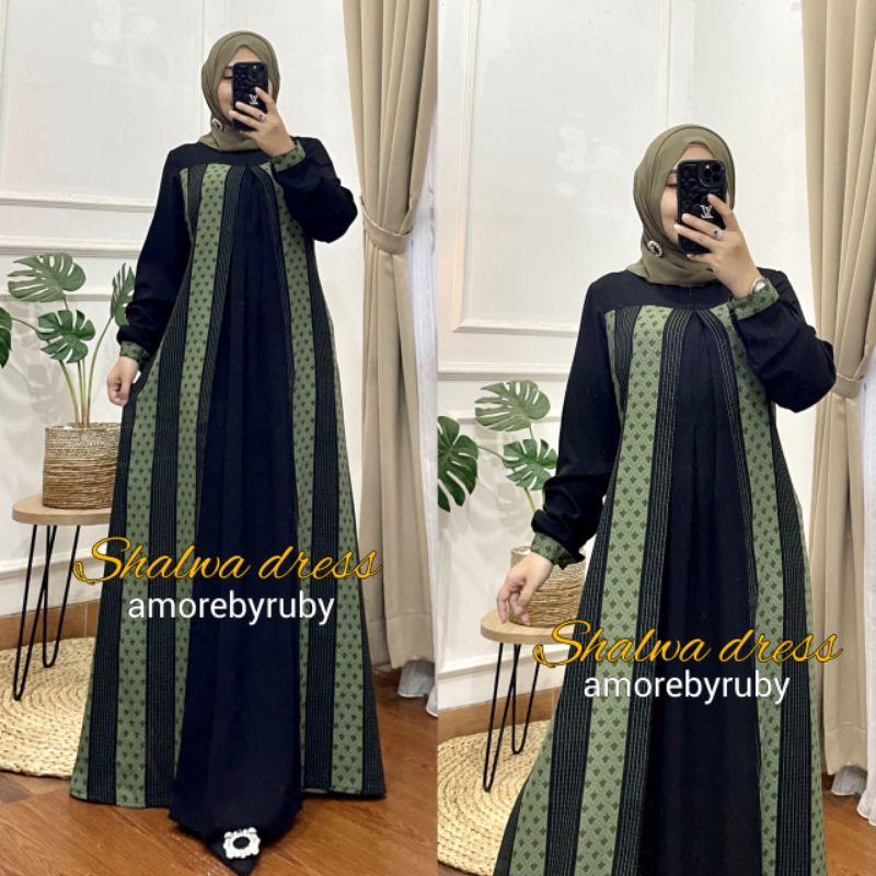 GAMIS ELEGAN/GAMIS CANTIK/GAMIS SALWA DRESS/AMORE BY RUBY