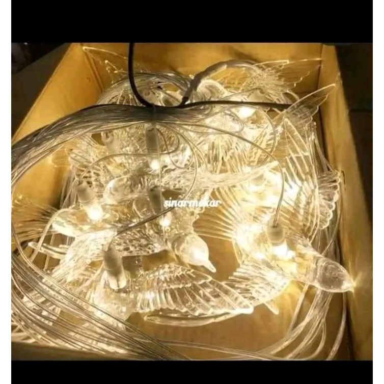 lampu burung dekorasi