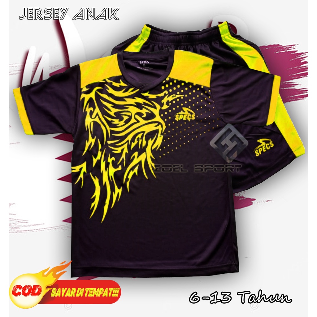 Baju Stelan Futsal Anak Anak Terbaru 2023 untuk umur 6-13 Tahun