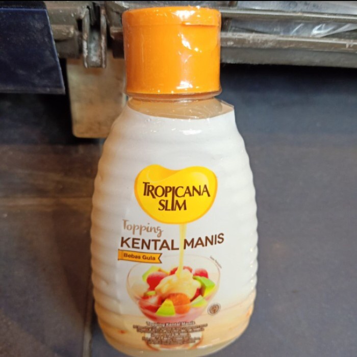 

Tropica slim topping kental manis bebas gula 150ml