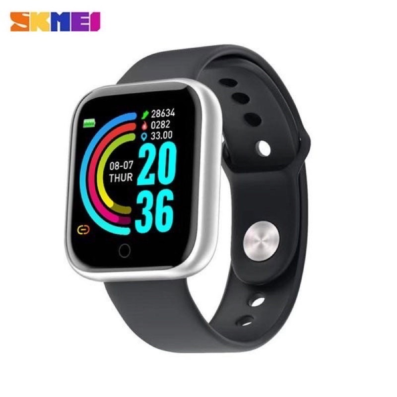 SKMEI Y68 Jam Tangan Pria Wanita Digital Smartwatch Bluetooth