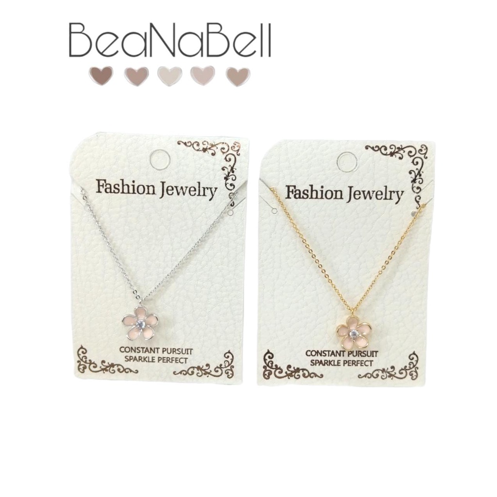 Beanabell Kalung Liontin Korea Premium Model Bunga Fhasion Jewelry KC016