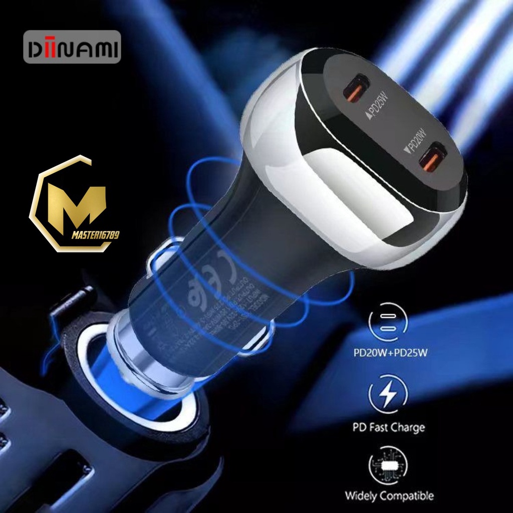 DIINAMI C18 Original Car Charger Mobil 45W super Fast Charging Type C Saver Casan XiaoMi Samsung Vivo oppo MA3729