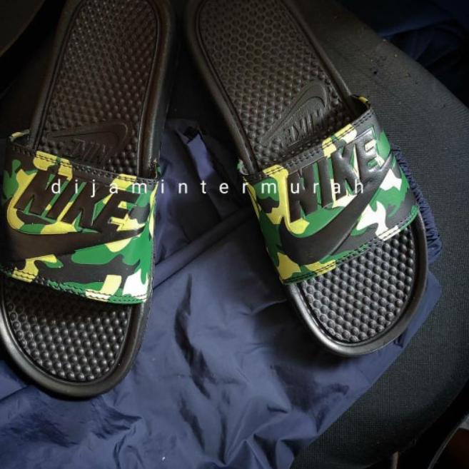 Diskon✔️DIJAMINTERMURAH - SANDAL PRIA NIKE BENASSI SWOOSH FLIP FLOP GRADE ORI TERMURAH SANDAL PRIA N