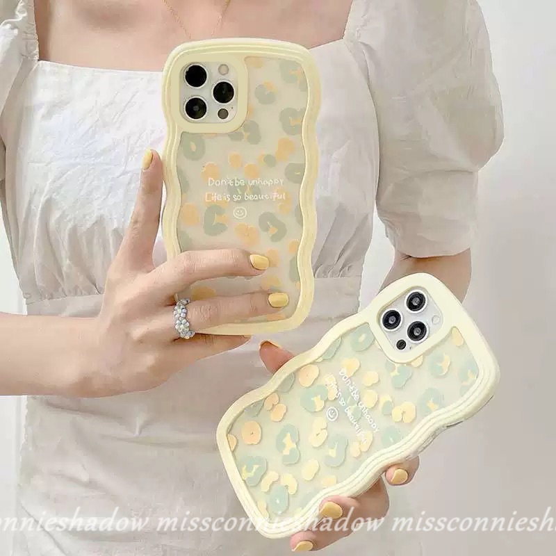 Redmi A1 A1 A1+ 9 9A 9T 10C 10 10A 9C NFC 11T Pro POCO M3 X3 NFC Pro Redmi Note11 10 9 8 11Pro+9Pro 11s 9s 10s 10 Pro MAX Plus Wave Edge Leopard Print Dengan Huruf Casing Soft TPU