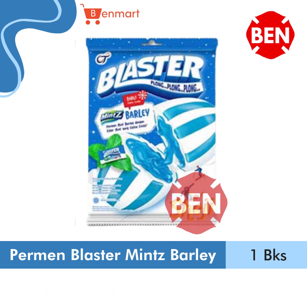 

Permen Blaster Mintz Barley 1 Bungkus Rasa Mint Biru