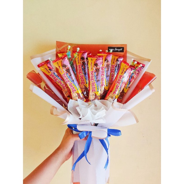 

bouquet of happiness - 1kg snack series free kartu ucapan + packing aman - buket