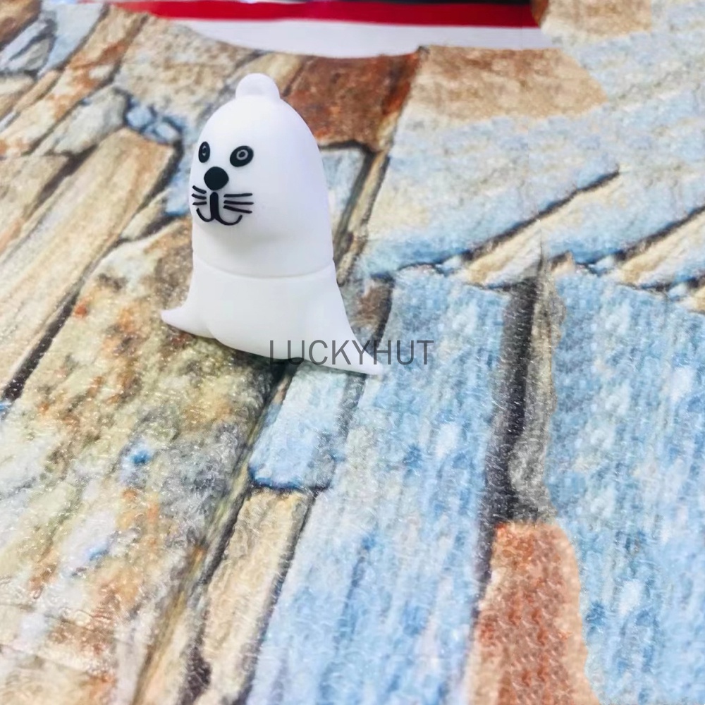 Kartun Segel Flashdisk 128GB 2TB 1TB Kapasitas Nyata 1GB 8GB 16GB 32GB 64GB Tahan Air Kecepatan Tinggi Lucu USB Flash Drive