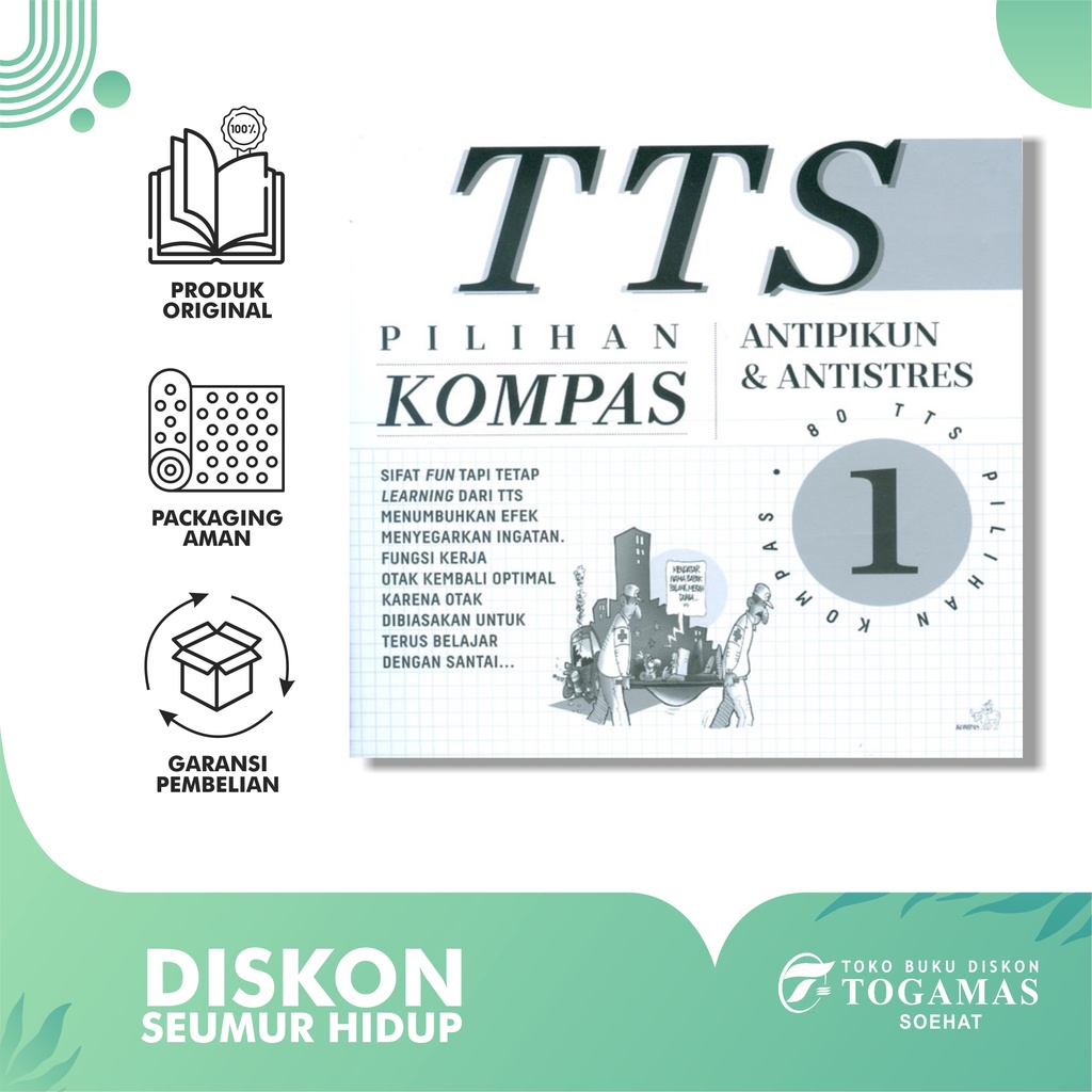 Jual TTS Pilihan Kompas Jilid 1 Anti Pikun & Anti Stres | Shopee Indonesia