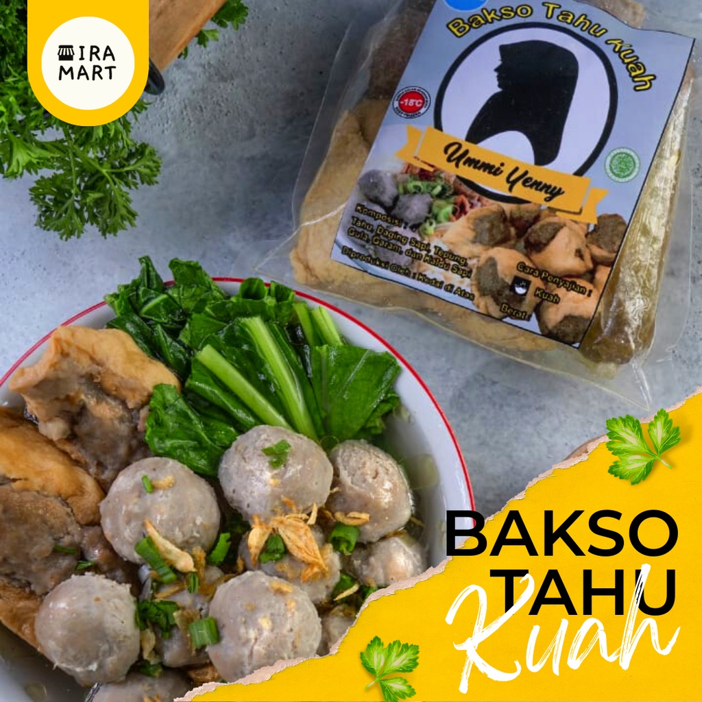 Jual Bakso Tahu Kuah Ummi Yenny Frozen Food Kemasan Praktis Ira