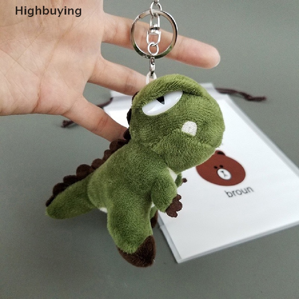 Hbid Liontin Dinosaurus Mini Gantungan Kunci Hewan Lucu Boneka Mainan Key Rings Tas Ornamen Hadiah Glory