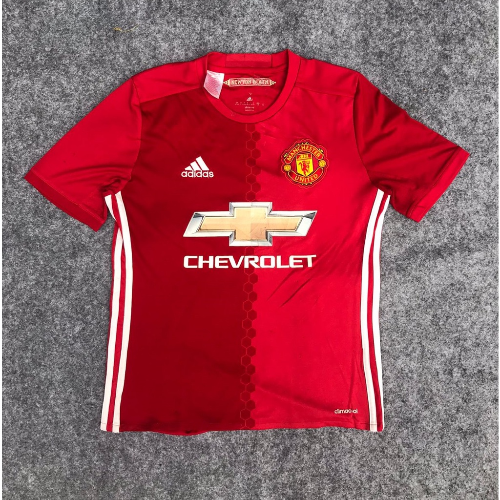 JERSEY MANCHESTER UNITED 2016/17 HOME ORIGINAL CRACK MINUS SECOND