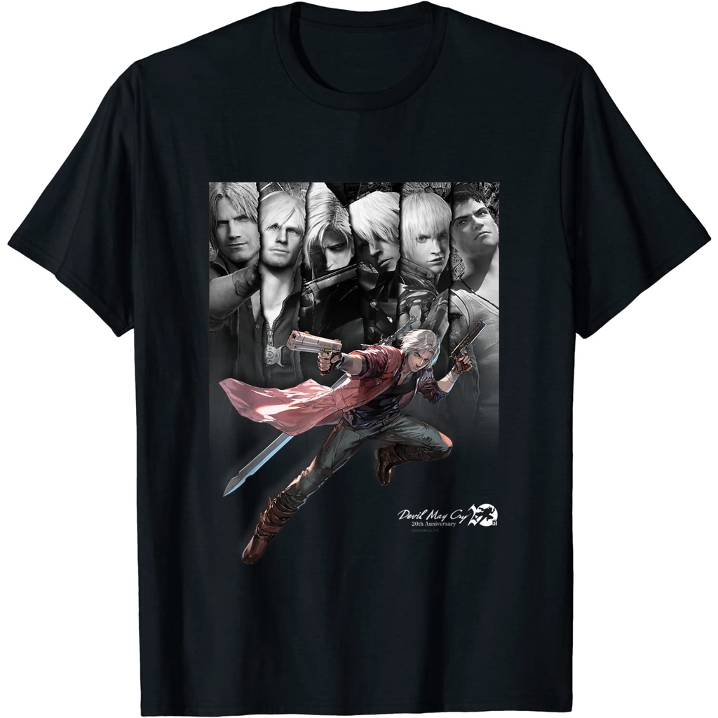 Baju Kaos Dewasa Devil May Cry 20th T-Shirt