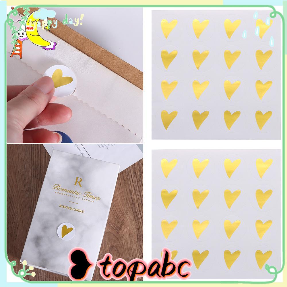 Top 80 /160pcs Handmade Stiker DIY Hiasan Kue Bulat Penyegelan Craft Cinta Hati