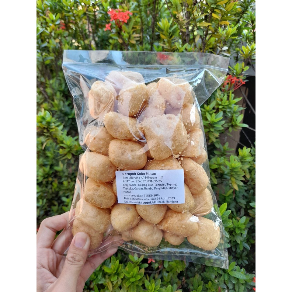 

Krupuk Kuku Macan 100gram lezat gurih enak