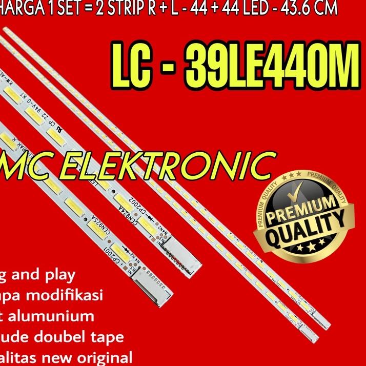 Siap Kirim BACKLIGHT TV LED SHARP 39 INC LC39LE440M LC39LE440 LC-39LE440M LC-39LE440 LAMPU LED TV SH