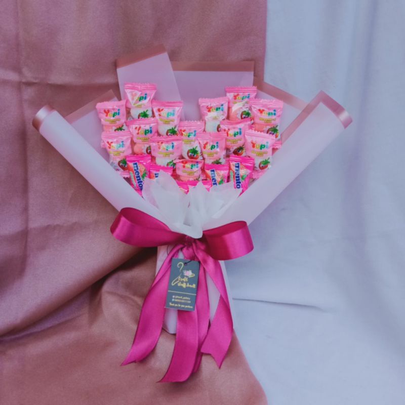 

BUKET PERMEN/BUKET ULANG TAHUN/BUKET IMUT/BUKET PERMEN AESTHETIC/KADO ULANG TAHUN