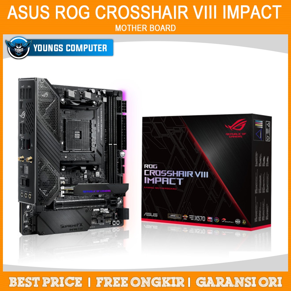 ASUS ROG CROSSHAIR VIII IMPACT | Motherboard Mini-DTX AMD AM4 X570