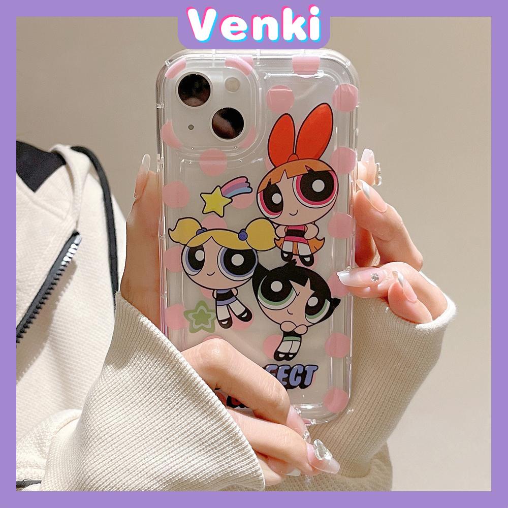 Case For iPhone 14 Pro Max TPU Soft Jelly Airbag Clear Case Cute Cartoon Case Camera Protection Shockproof For iPhone 14 13 12 11 Plus Pro Max 7 Plus X XR