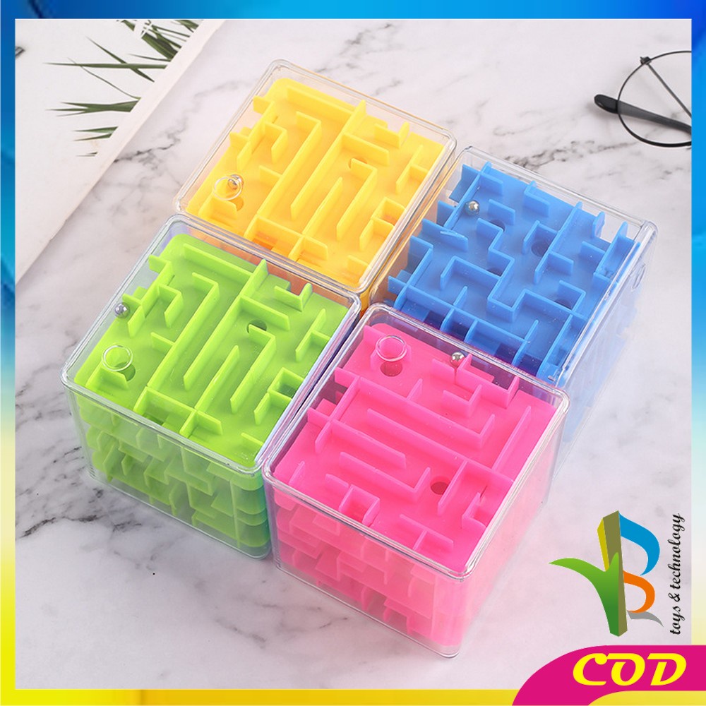 RB-M274 Mainan Maze Puzzle Ball / Mainan Puzzle Labirin Transparan 3D Mainan Jadul Edukasi Motorik Anak