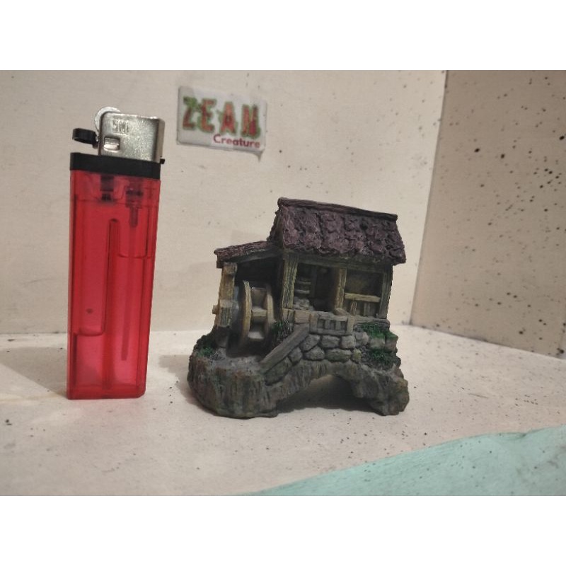 miniatur rumah dekorasi pajangan hiasan bonsai meja Aquascape, diorama