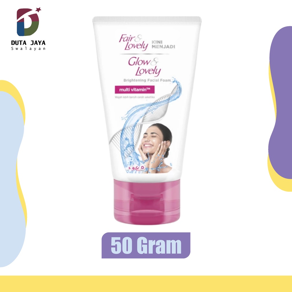 Fair &amp; Lovely Multivitamin Glow &amp; Lovely Facial Foam Sabun Cuci Muka 50 Gram