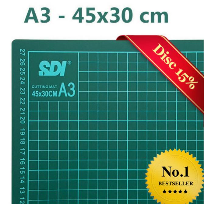 

Terlaris CUTTING MAT SDI - ALAS POTONG UKURAN A3 Termurah