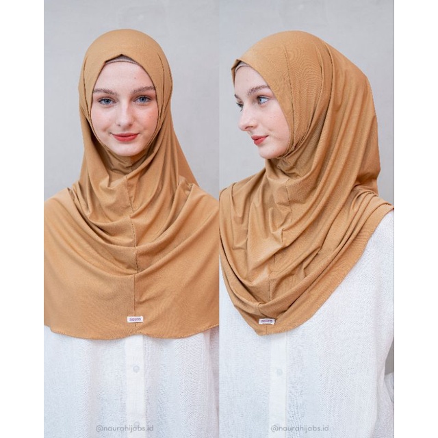 salma bergo - bergo jersey - bergo malay naura hijab