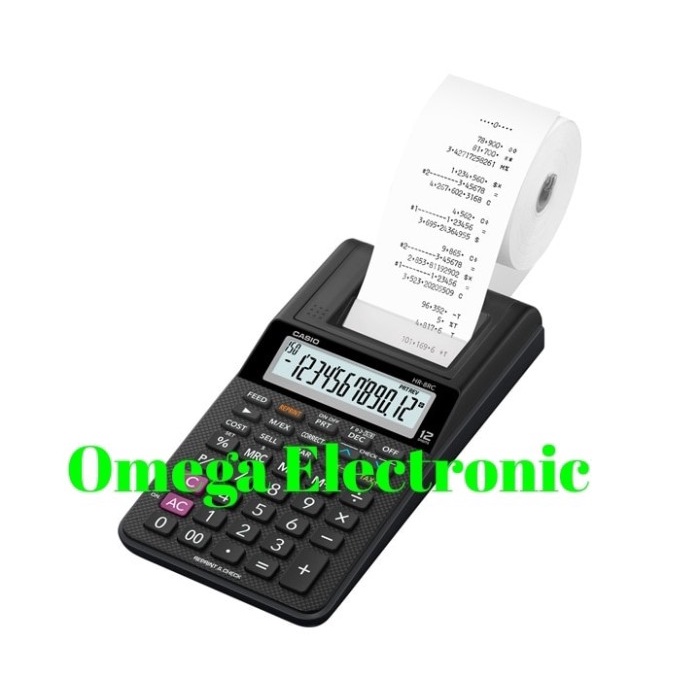 

NEW Casio HR 8 RC - Printing Calculator Struk Kalkulator Kasir HR 8RC