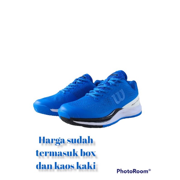 SEPATU TENIS LAPANGAN PRIA WILSON RUSH 3:0 ORIGINAL BULUTANGKIS