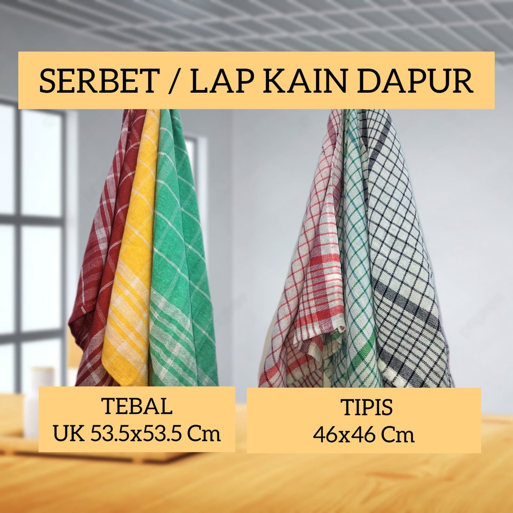 Kain Lap/Serbet Dapur Serbaguna