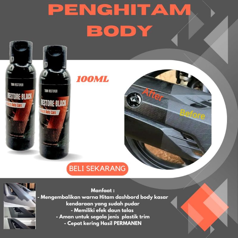 Penghitam Body motor  Permanen Penghitam dashboard mobil Penghitam body Mobil Penghitam body Motor k