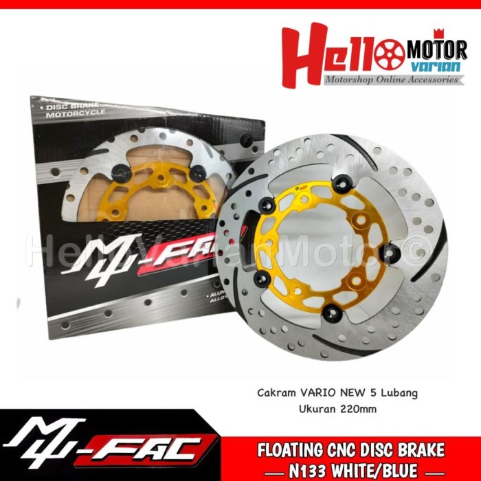 Spar Piringan Cakram Depan Vario 150 New 5 Lubang 220Mm