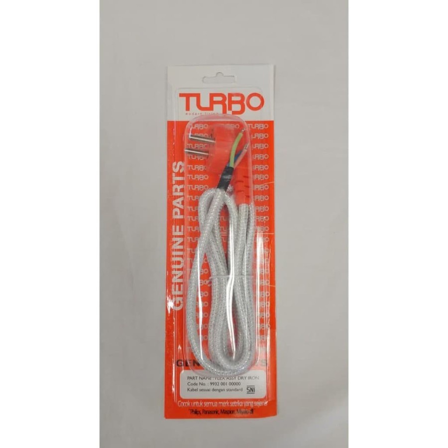 TURBO Kabel Setrika Original AS-1001 Fles Assy Dry Iron Turbo / Philip