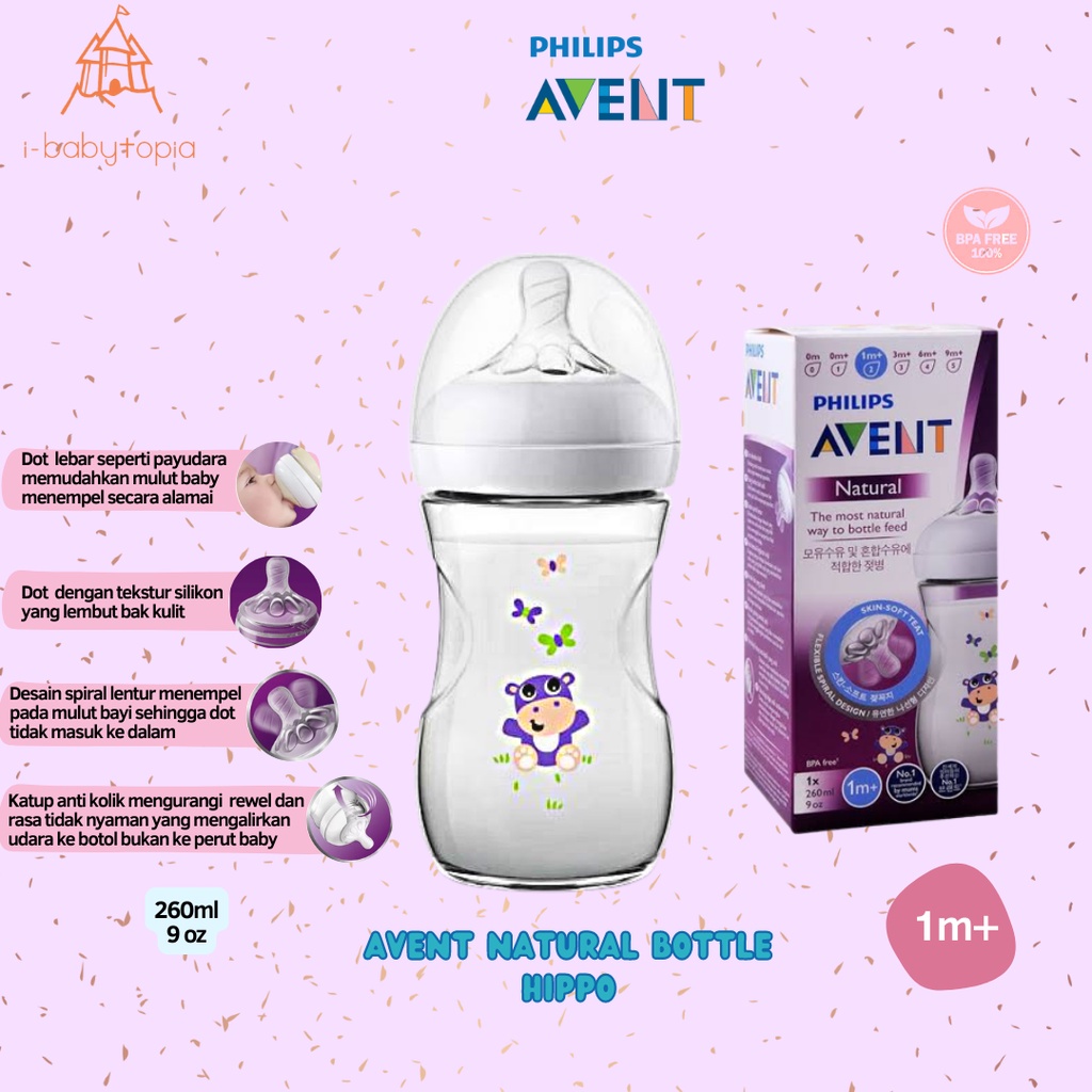 Avent Natural Bottle Single 9oz 260ml