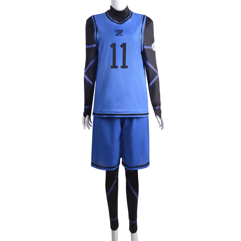 Blue Lock Anime Cosplay Costume football jersey japan