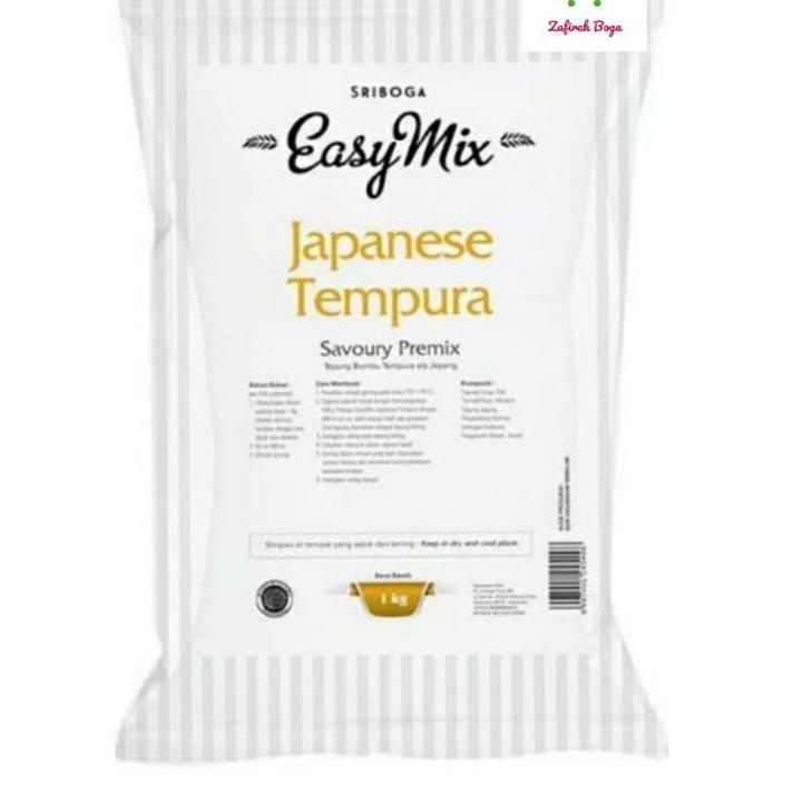 

[PRODUK Y99CO] Tepung Premix Sriboga Easy Mix Japanese Tempura 1 Kg FNL