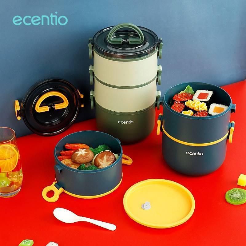 ECENTIO RANTANG 3 SUSUN BEKAL MAKAN CAMPING PIKNIK
