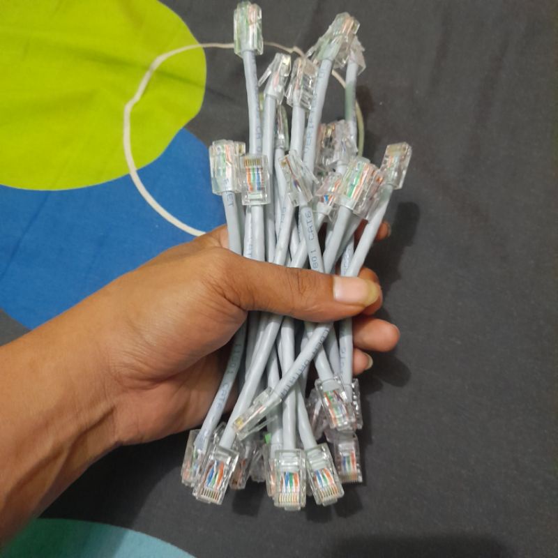 Kabel Lan Pendek Buat Server 10/15/20/30 CM Belden Cat 6